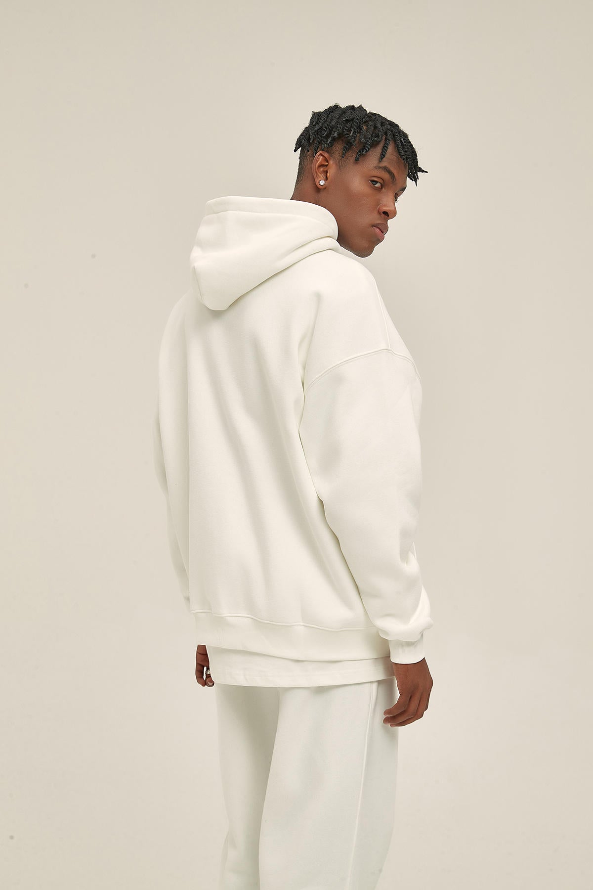 350G Fleece Zip Men Hoodie