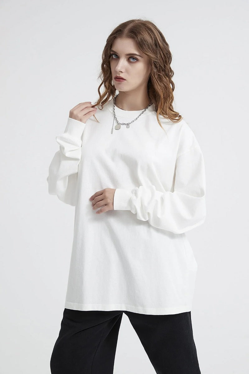 Washed Women Long Sleeve T-Shirt