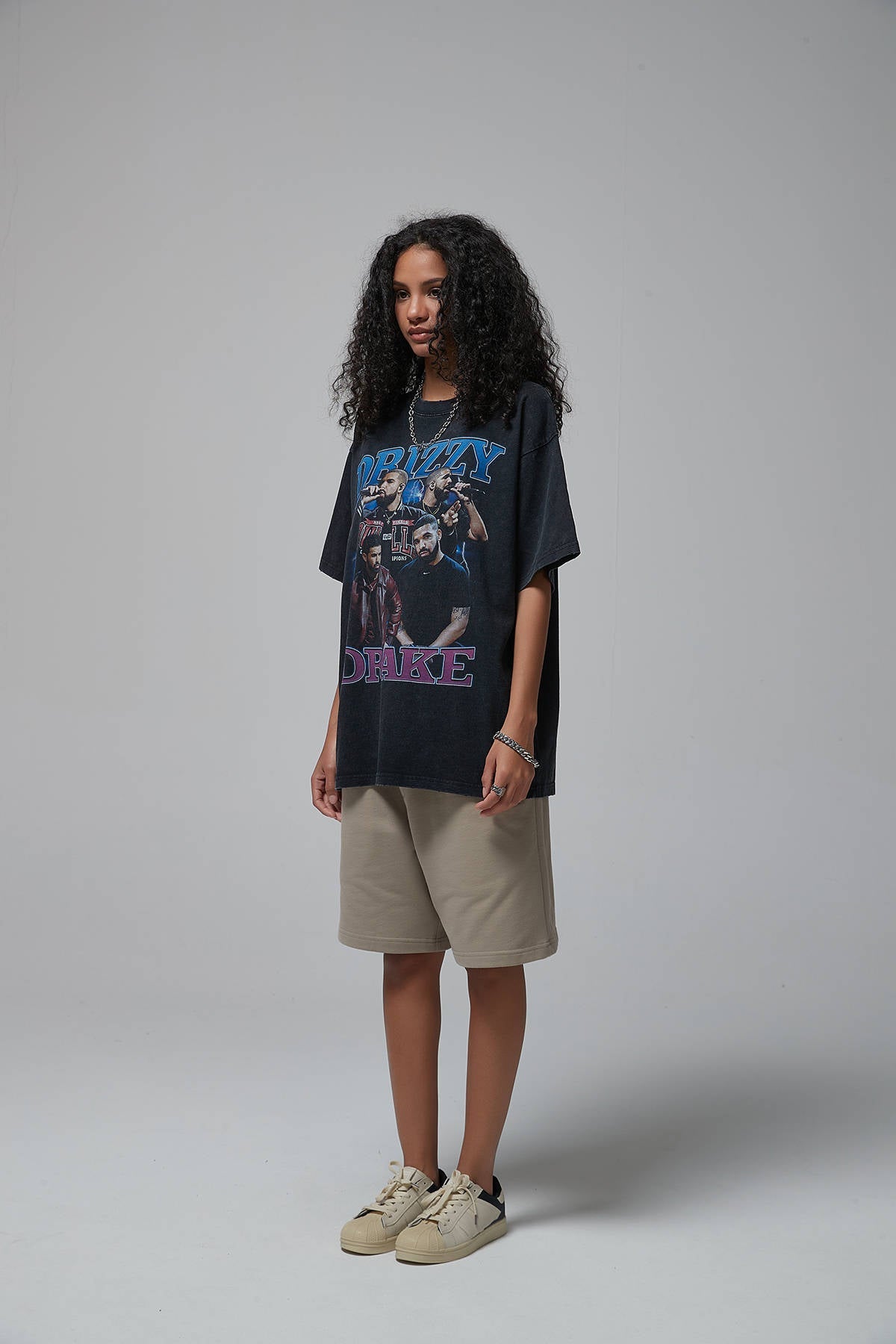 Drake Print Loose Women T-Shirt