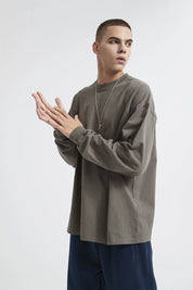 Washed Men Long Sleeve T-Shirt