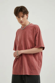 250G Loose Cotton Men T-shirt