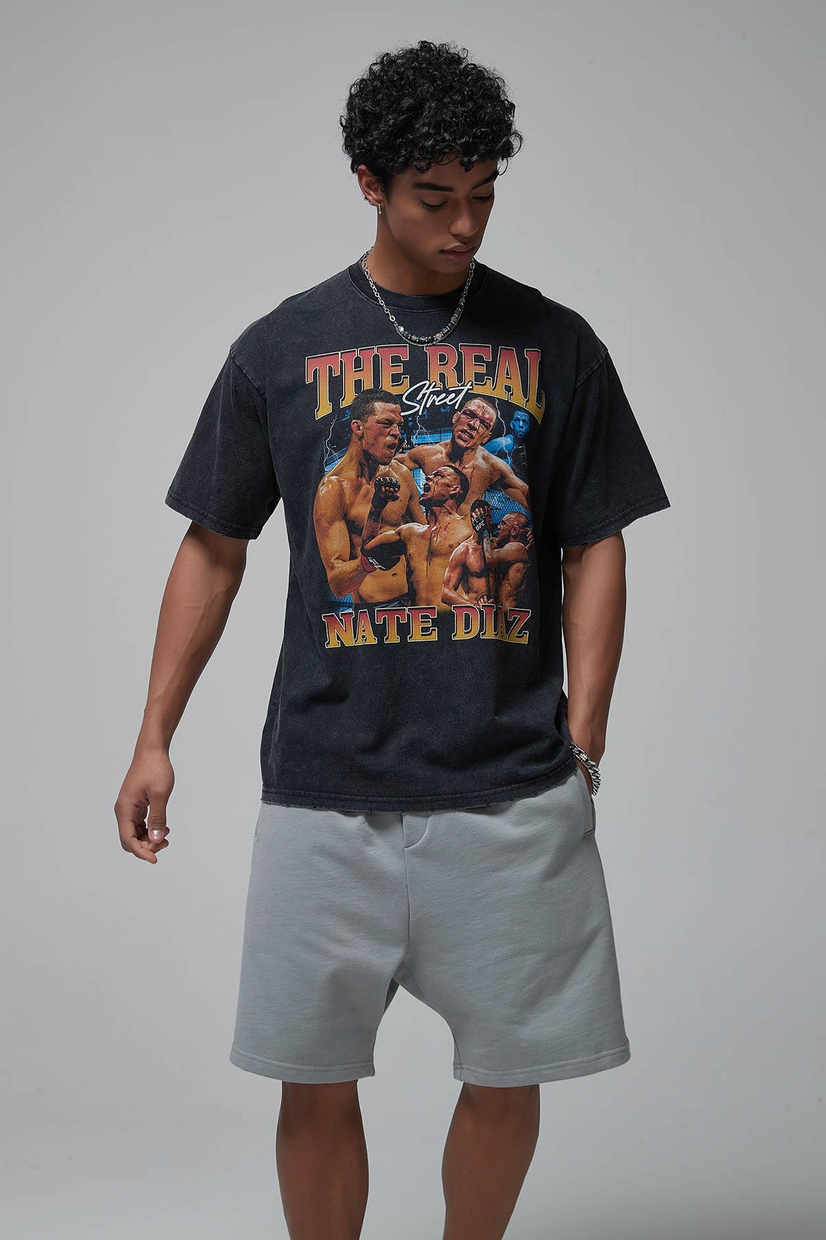 Nate Diaz Print Men T-Shirt