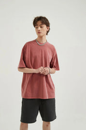 250G Loose Cotton Men T-shirt