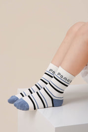 Graphic Letter Children Socks