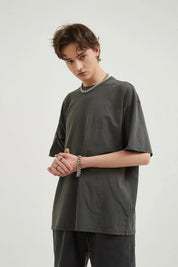 250G Loose Cotton Men T-shirt