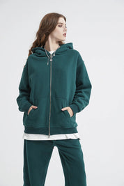 360g Zipper Women Hoodie