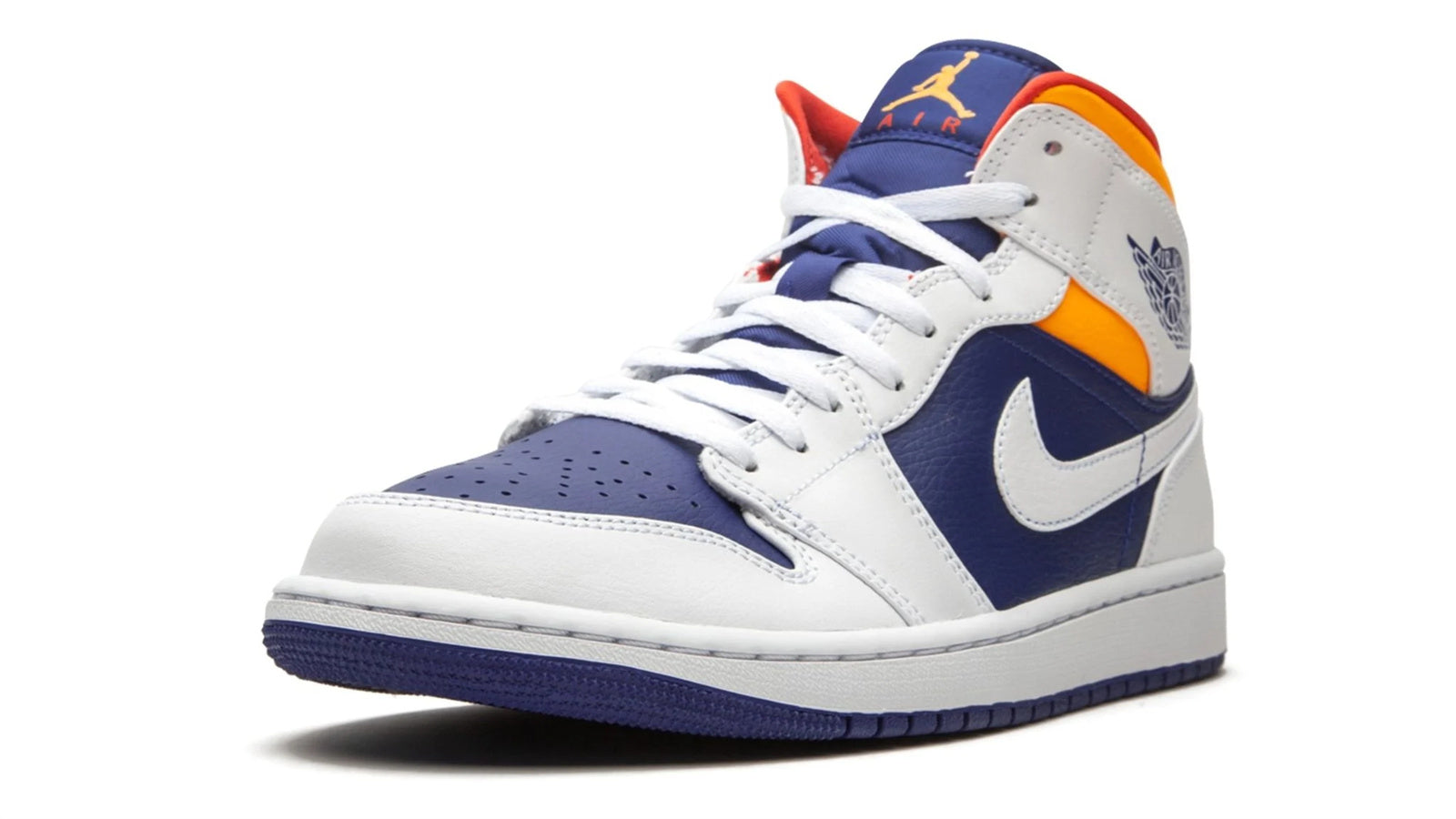 Air Jordan 1 Mid "Royal Blue / Laser Orange"