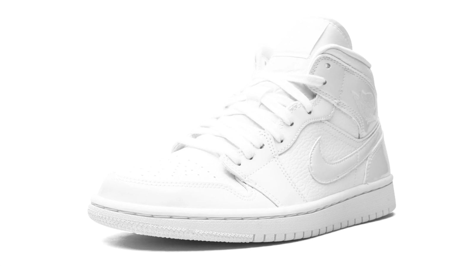 AIR JORDAN 1 MID WMNS "Triple White"