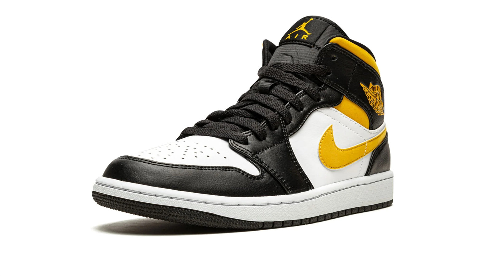 Air Jordan 1 Mid "White / Pollen / Black"