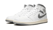 Air Jordan 1 Mid "White / Stealth Grey"