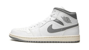 Air Jordan 1 Mid "White / Stealth Grey"