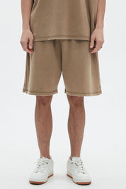 400G Cotton Vintage Men Shorts