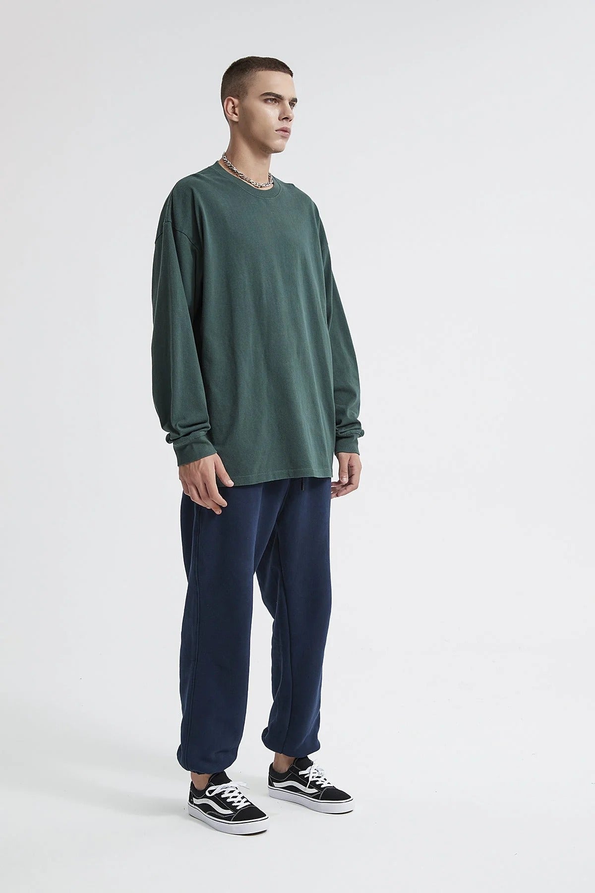 Washed Men Long Sleeve T-Shirt