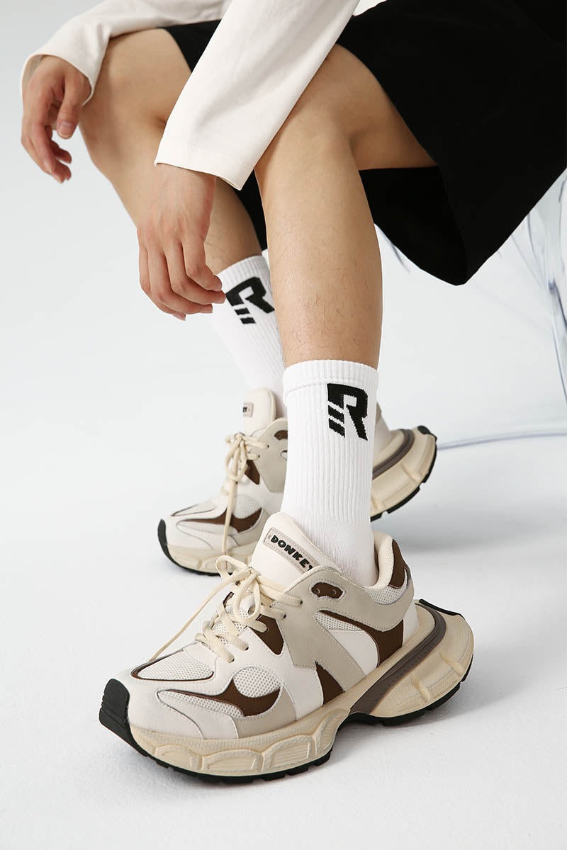 Letter R Printed Men Socks