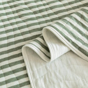 100% Cotton Striped Summer Quilt