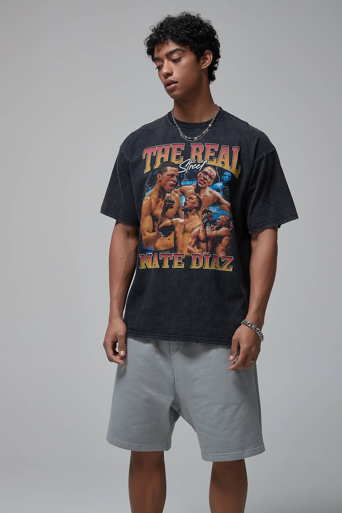 Nate Diaz Print Men T-Shirt