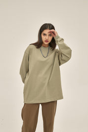 305G Loose Women Long Sleeve T-Shirt