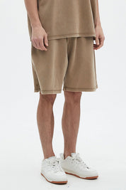 400G Cotton Vintage Men Shorts