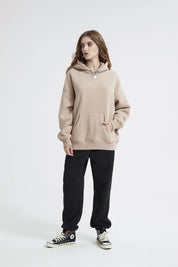 Solid Color Basic Women Hoodie