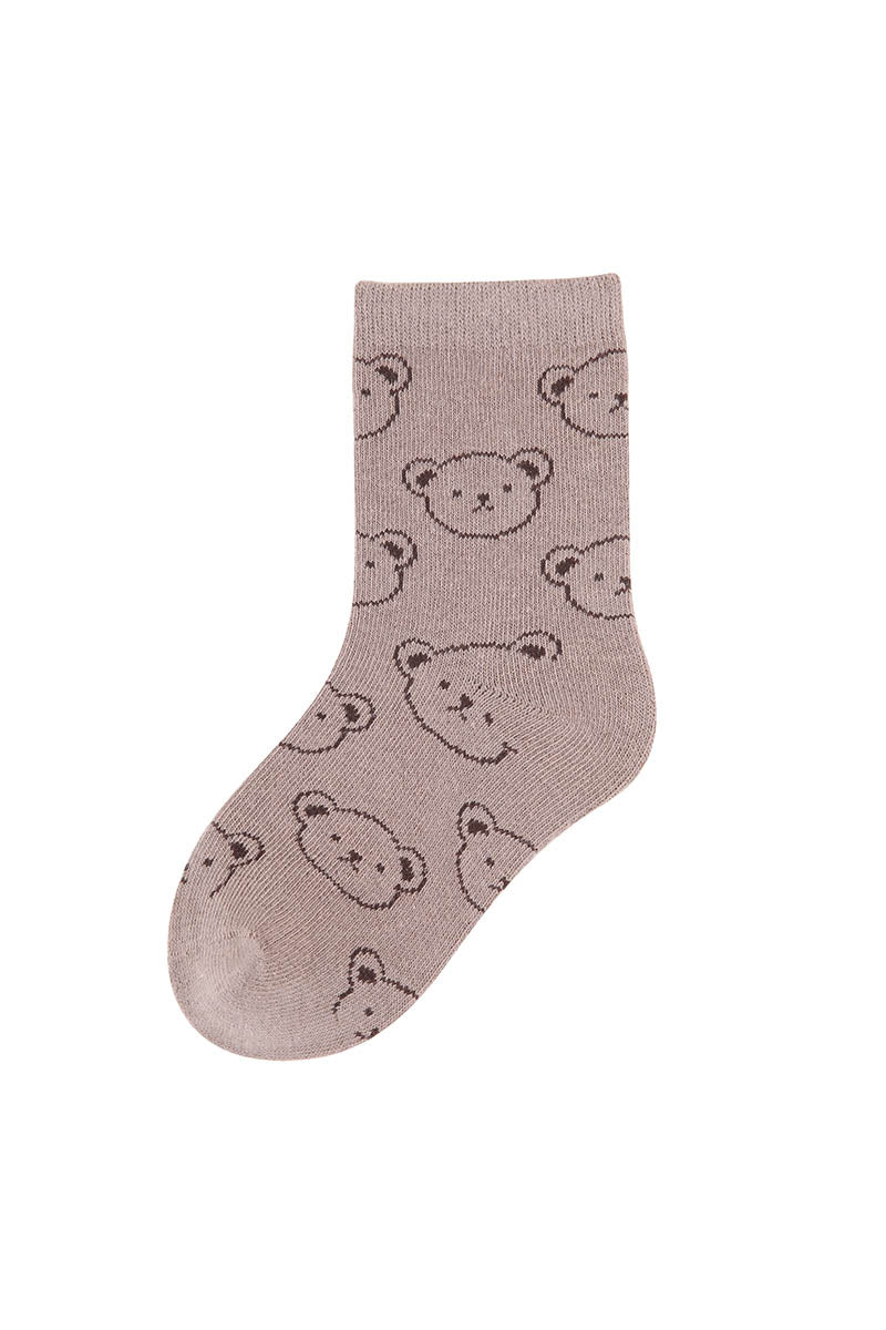 Polka Dot Bear Kids Socks