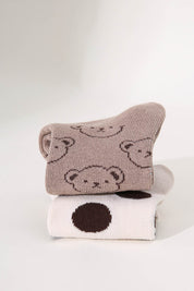 Polka Dot Bear Kids Socks