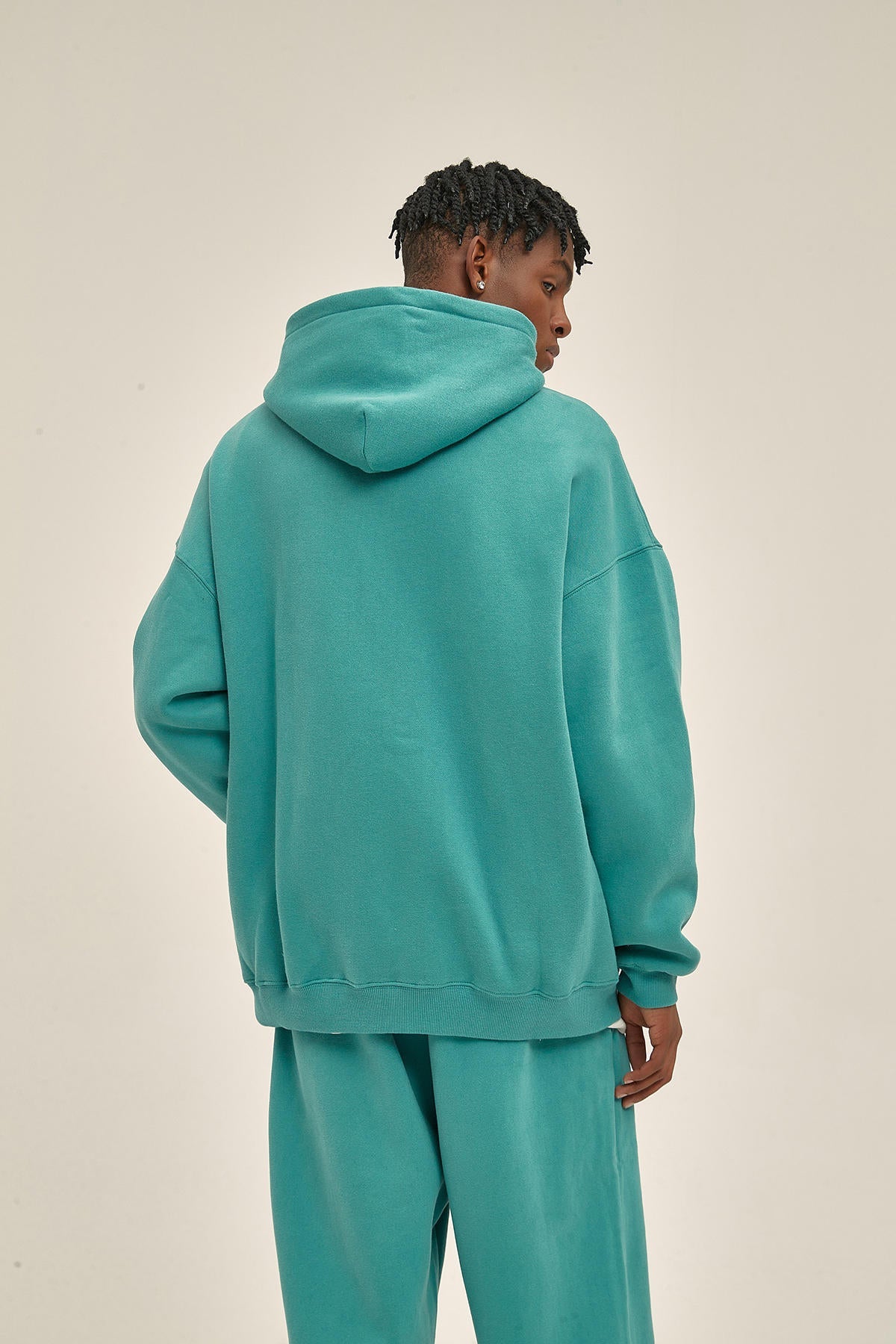 350G Fleece Zip Men Hoodie