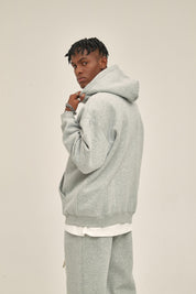 350G Fleece Zip Men Hoodie