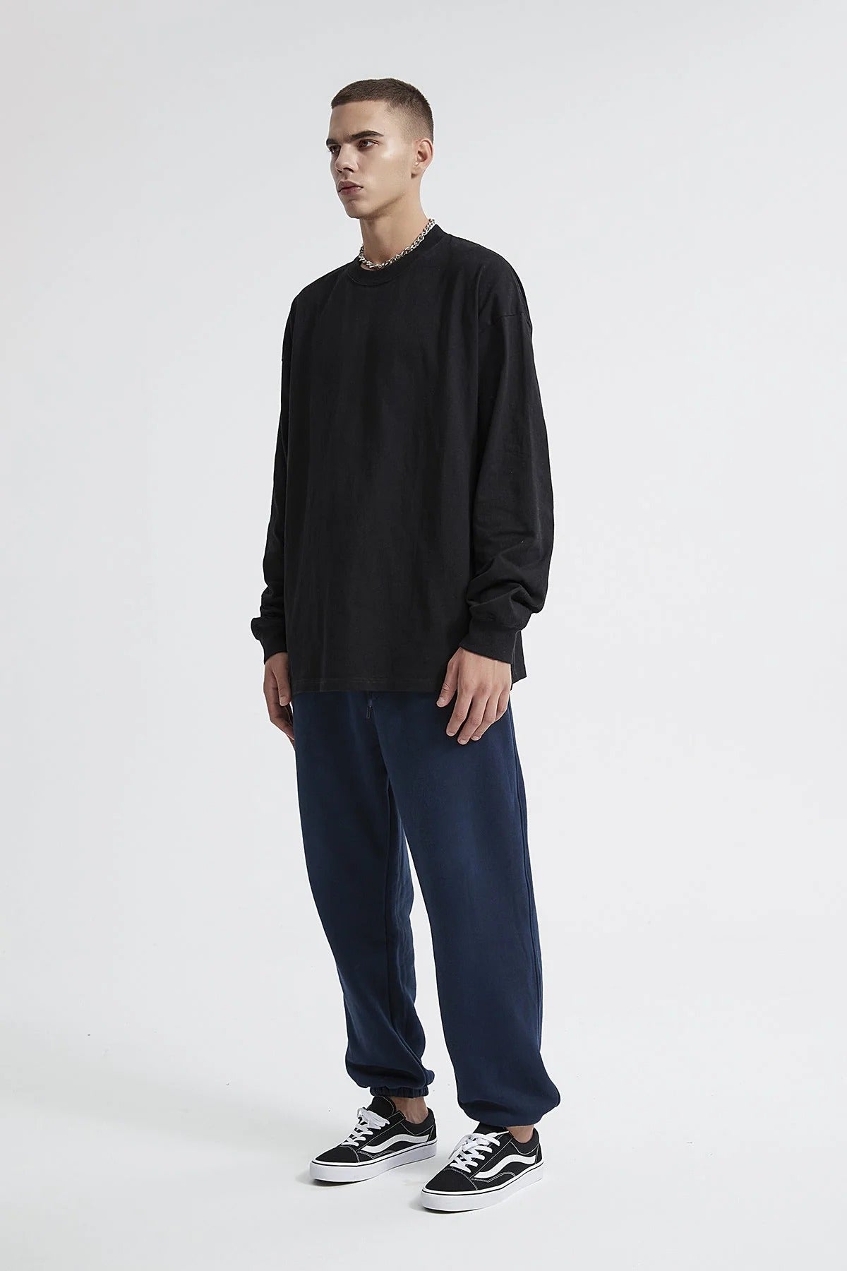 Washed Men Long Sleeve T-Shirt