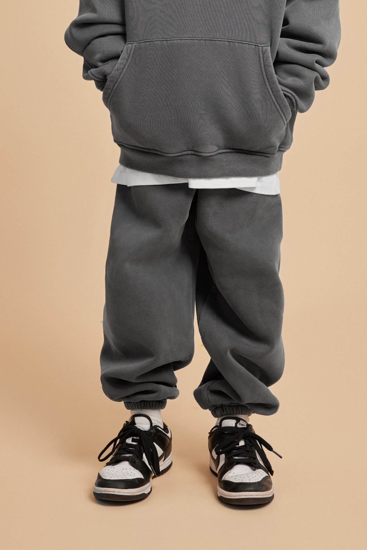 355G Solid Color Loose Casual Sweatpants