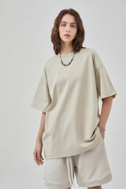 385G Loose Cotton Women T-shirt