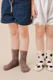 Polka Dot Bear Kids Socks