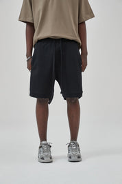 Loose Drawstring Track Men Shorts