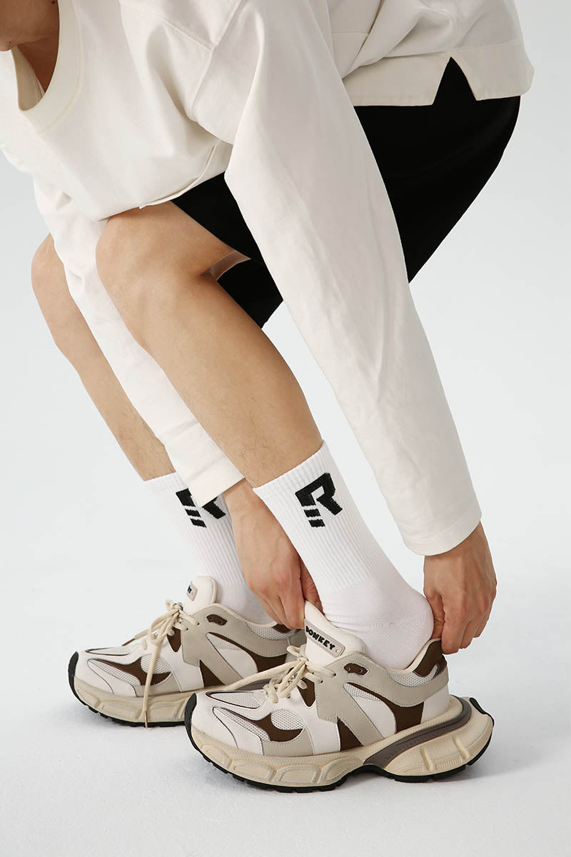 Letter R Printed Men Socks