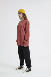 Washed Women Long Sleeve T-Shirt