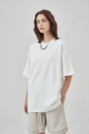 385G Loose Cotton Women T-shirt