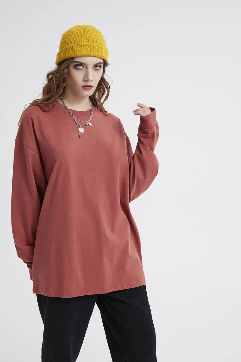 Washed Women Long Sleeve T-Shirt