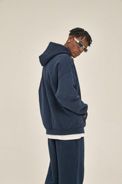 350G Fleece Zip Men Hoodie