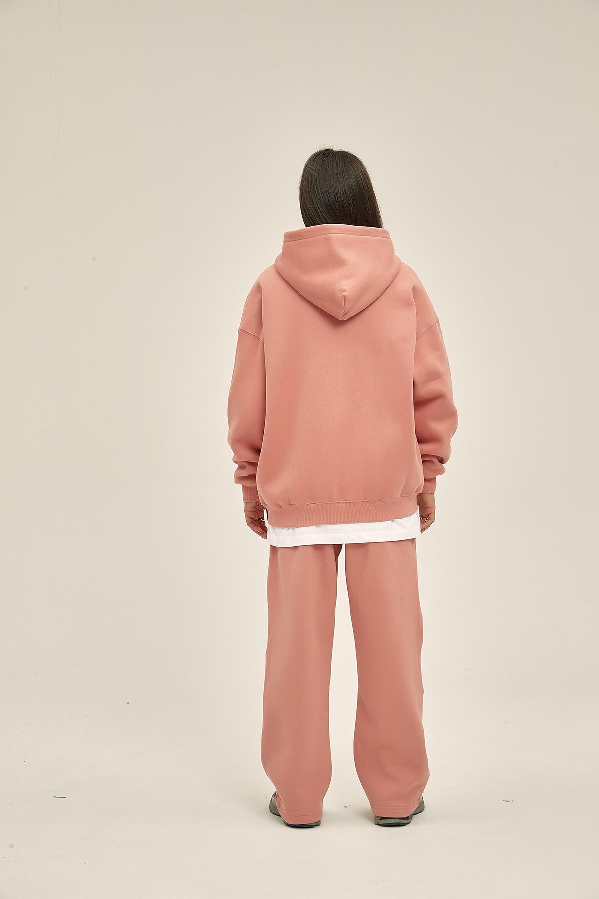 350G Fleece Zip Women Hoodie