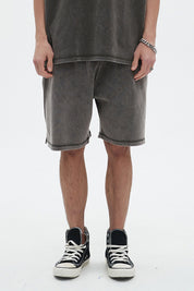 400G Cotton Vintage Men Shorts