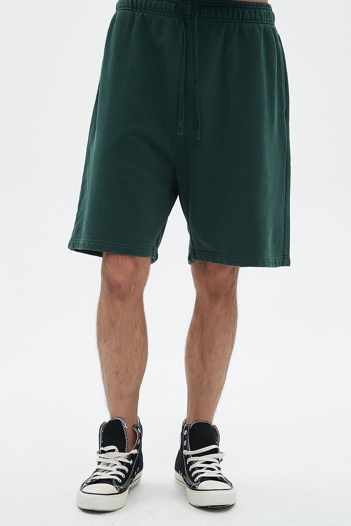 420G Loose Drawstring Track Men Shorts