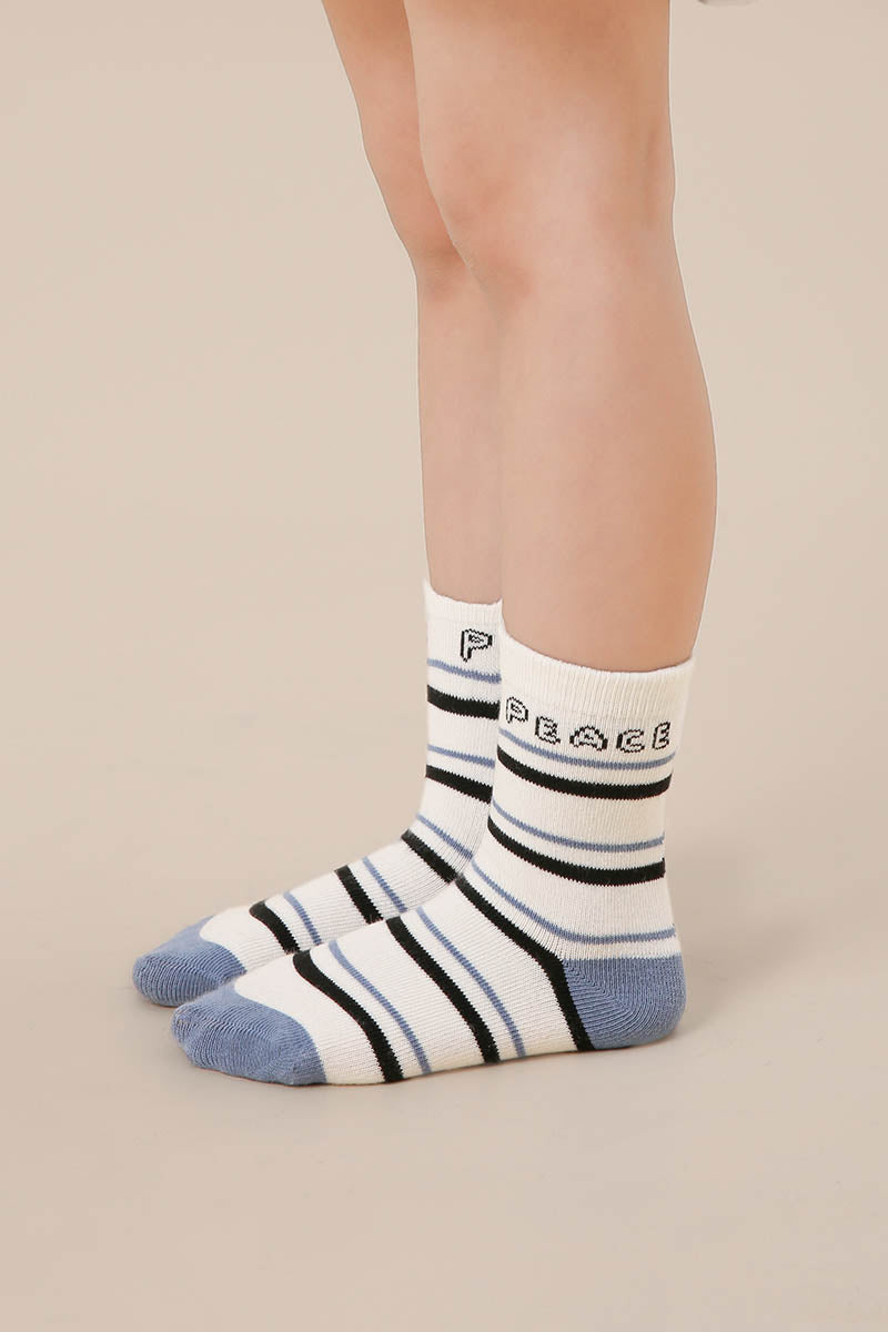 Graphic Letter Children Socks