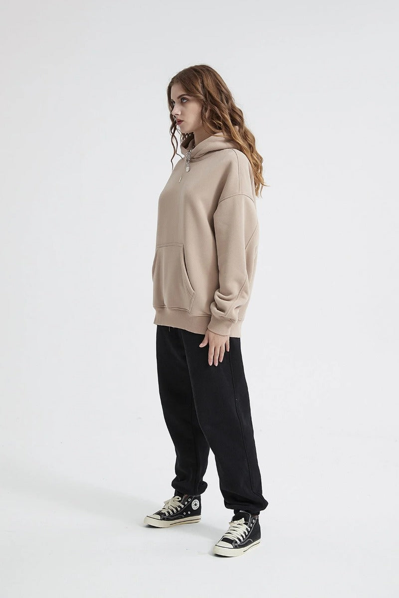 Solid Color Basic Women Hoodie