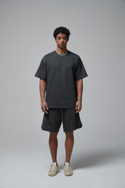 Pure Cotton Leisure T-shirt And Shorts Set