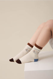 M Line Letter Children Socks