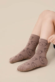 Polka Dot Bear Kids Socks