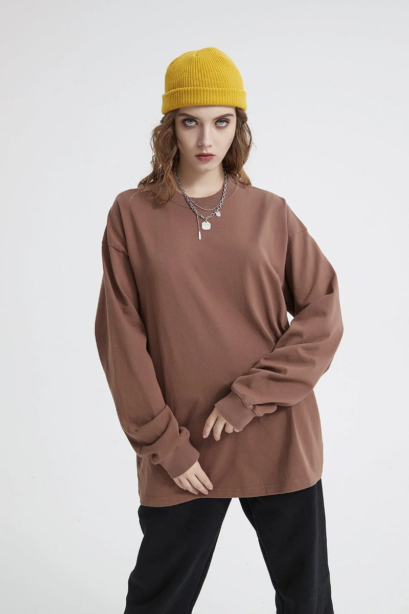 Washed Women Long Sleeve T-Shirt